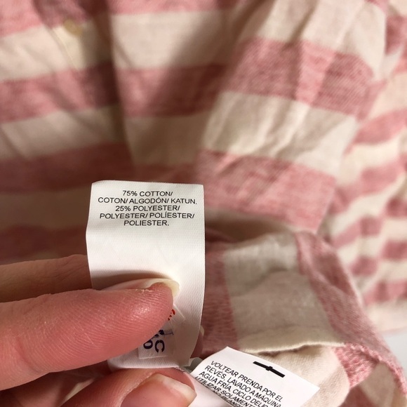 Lucky‎ brand long sleeve striped top women’s medium - Picture 5 of 9